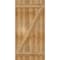Ekena Millwork Joined Board-n-Batten Shutters w/Z-Bar, Rough Sawn Western Red Cedar, 26 7/8W x 54H, PR RBJ06Z26X054RWR - alternate 2